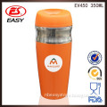 EV450 Promotion double wall insulated stainless steel auto travel sealed mug with logo
